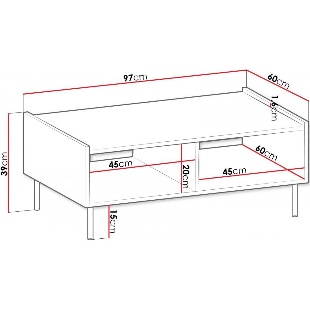 Τραπεζάκι σαλονιού Tewos