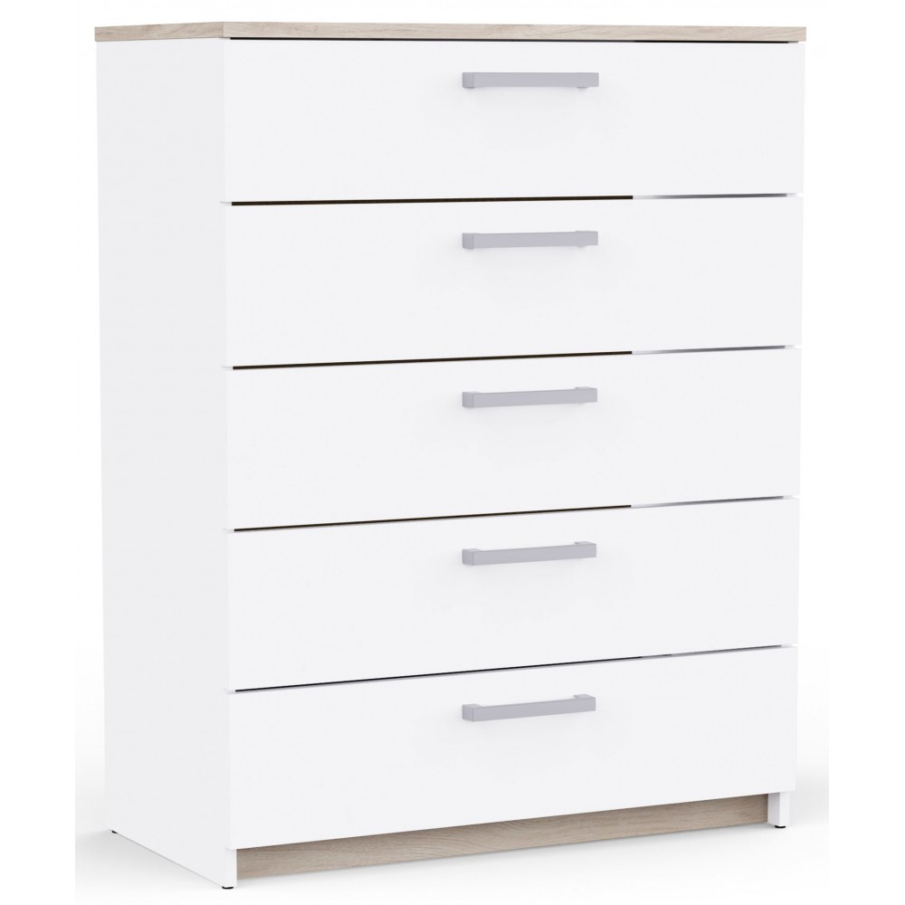 Συρταριέρα Winston 5S-Leuko