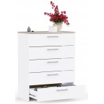 Συρταριέρα Winston 5S-Leuko