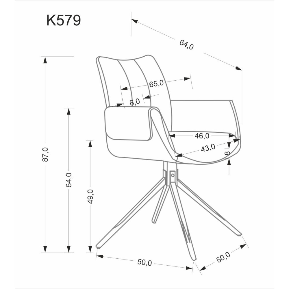 Καρέκλα Amanda-Prasino