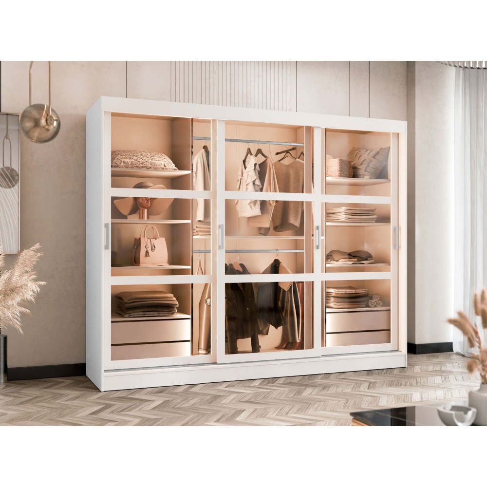 Ντουλάπα Norlio συρόμενη-Leuko