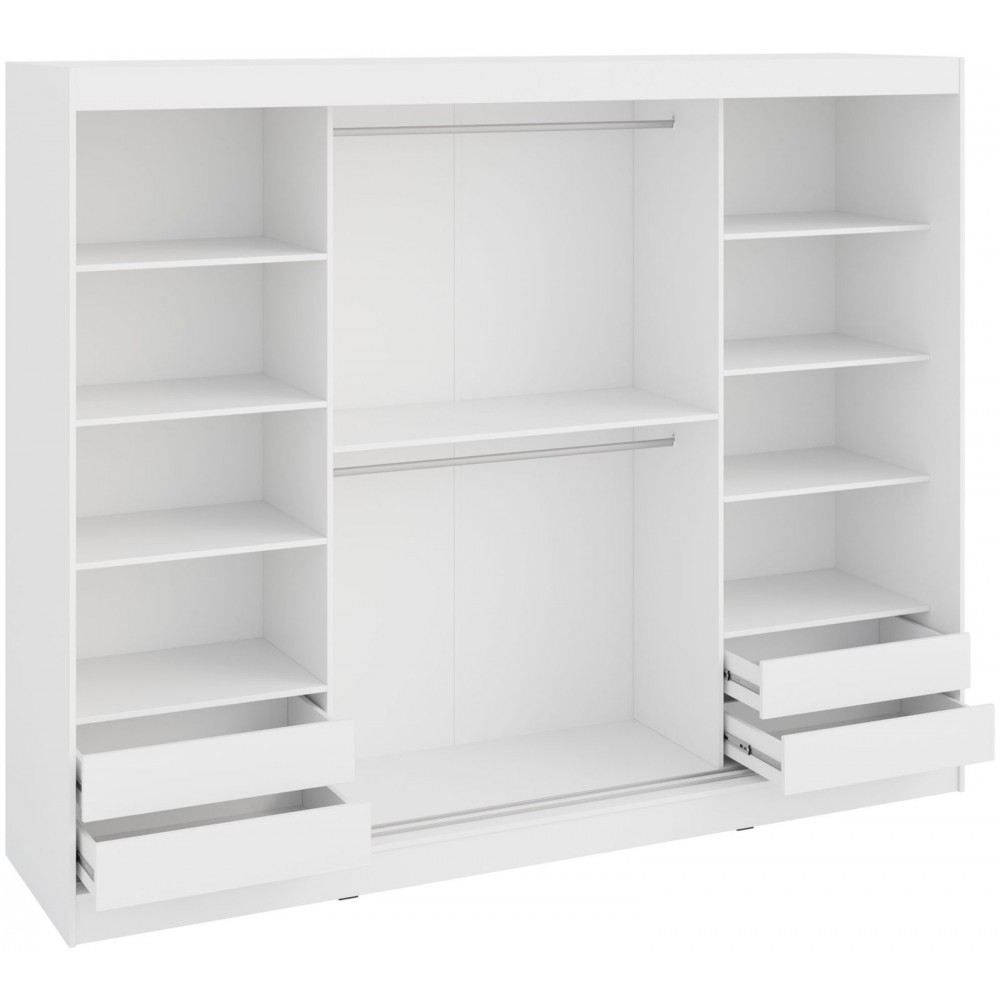 Ντουλάπα Norlio συρόμενη 250x65x203