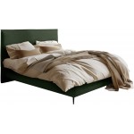 Επενδυμένο κρεβάτι Puretta-Prasino-160 x 200