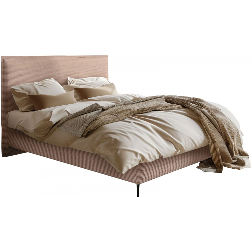 Επενδυμένο κρεβάτι Puretta-Roz-140 x 200