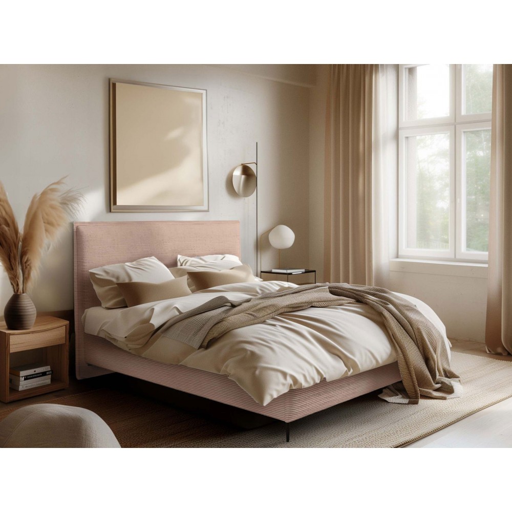 Επενδυμένο κρεβάτι Puretta-Roz-160 x 200