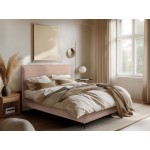 Επενδυμένο κρεβάτι Puretta-Roz-160 x 200