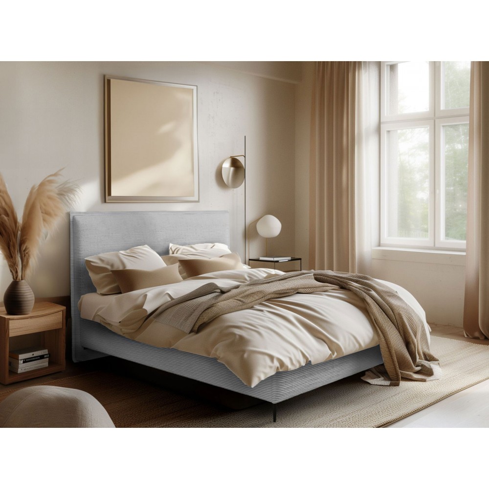 Επενδυμένο κρεβάτι Puretta-Gkri-180 x 200