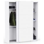 Ντουλάπα συρόμενη Alcazaba 180-Leuko