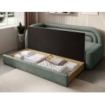 Καναπές - κρεβάτι Fanuci-Prasino-Αριστερή