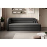 Καναπές - κρεβάτι Fanuci-Gkri Skouro-Αριστερή