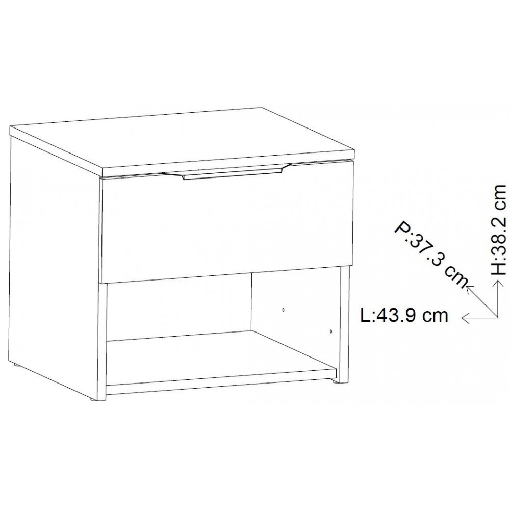 Κομοδίνο Yurei 1S-Leuko