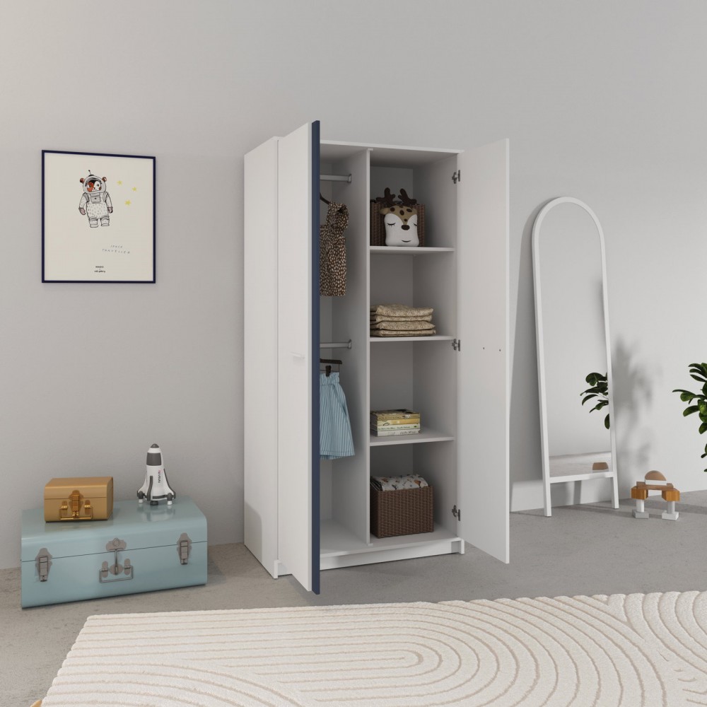 Ντουλάπα Swappie δίφυλλη 88.3x50x180.9