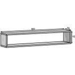 Ράφι Fonty 80x15x15