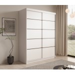 Ντουλάπα Naldo 150 συρόμενη -Leuko 150x58x200
