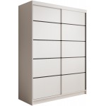 Ντουλάπα Naldo 150 συρόμενη -Leuko 150x58x200