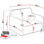 Πολυθρόνα - κρεβάτι Viva Sun I-Moustardi