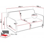 Καναπές - κρεβάτι Viva Sun IV-Leuko