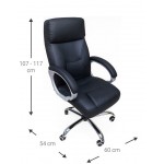 Καρέκλα διευθυντική Cinnabar-Mauro