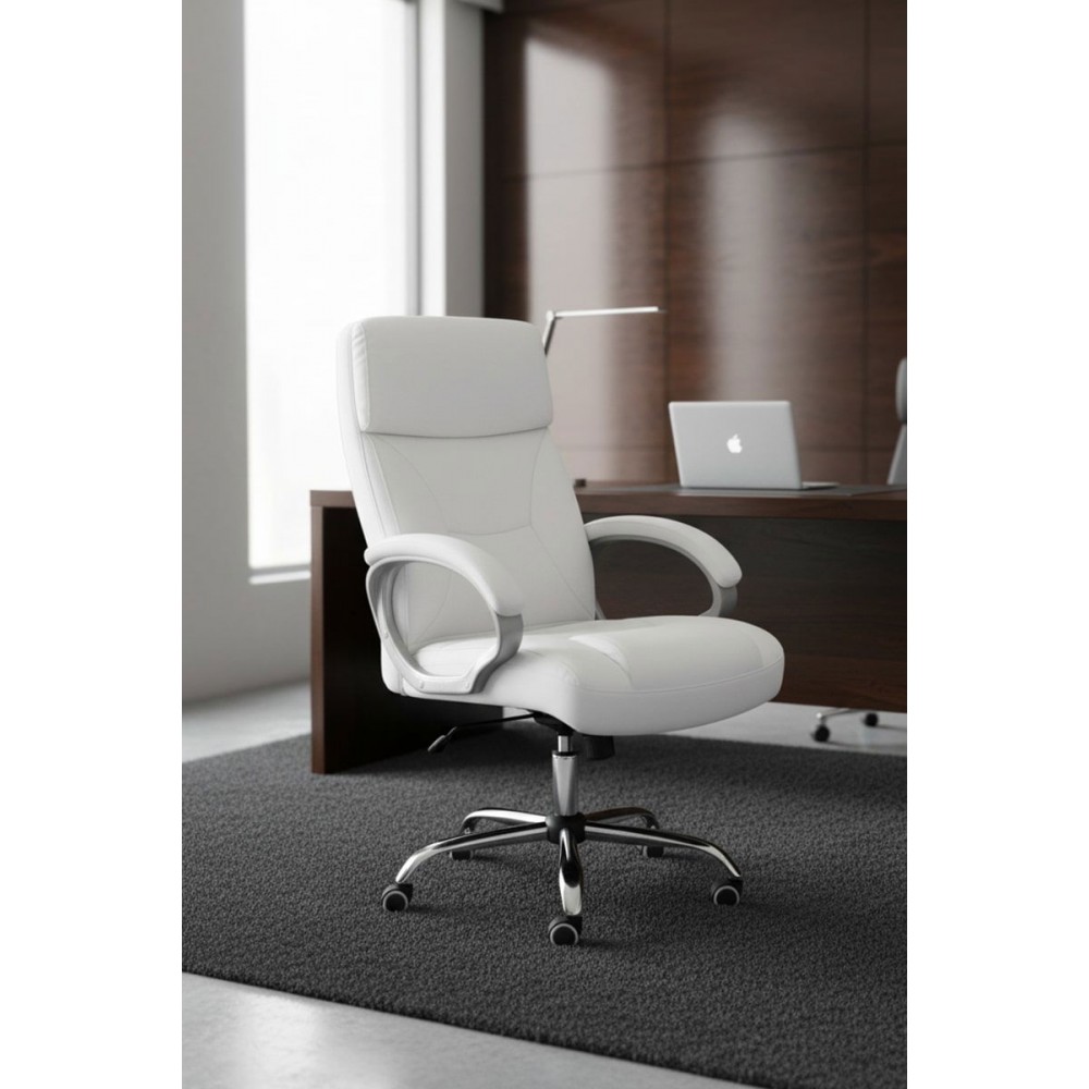 Καρέκλα διευθυντική Cinnabar-Leuko