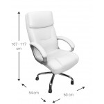 Καρέκλα διευθυντική Cinnabar-Leuko