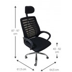 Καρέκλα γραφείου Hyde Plus