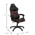 Καρέκλα Gaming Raptor Inferno-Kokkino