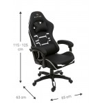 Καρέκλα Gaming Raptor Inferno-Leuko