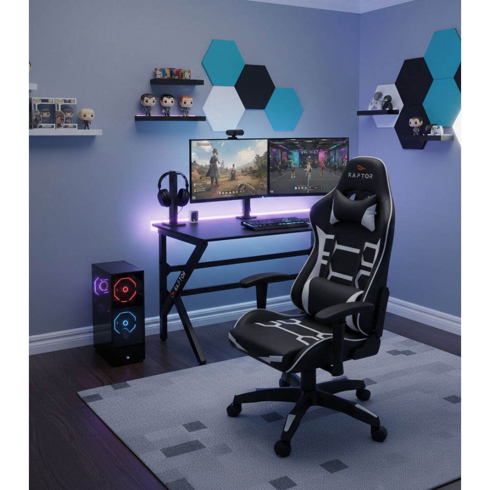 Γραφείο Gaming Raptor Crimson-Mauro