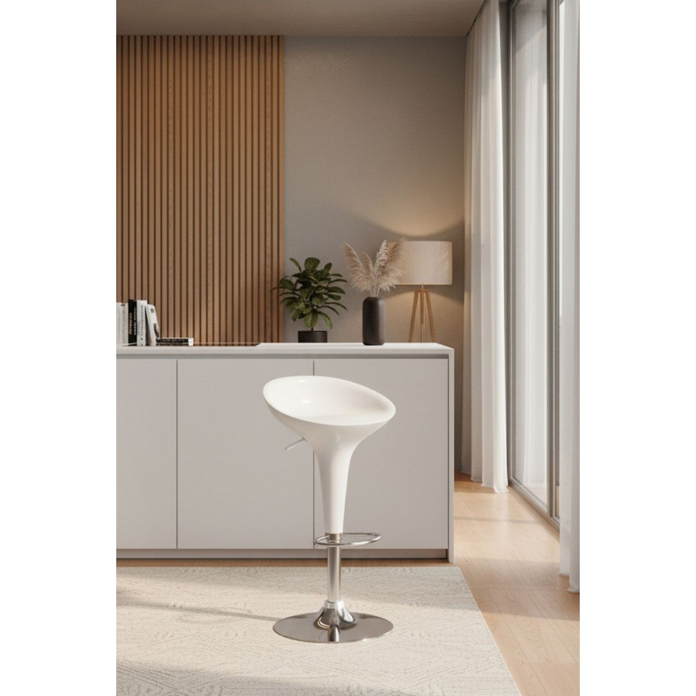 Σκαμπό μπαρ Elaina-Leuko