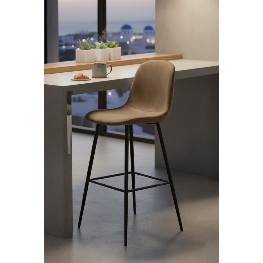 Σκαμπό μπαρ Farenor 55x46x105