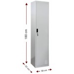 Μεταλλικός φοριαμός Damian 1D Slim