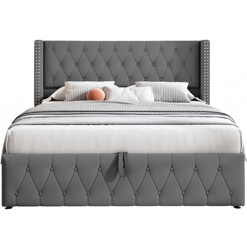 Επενδυμένο κρεβάτι Zenmor