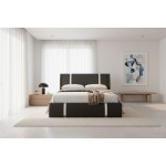 Επενδυμένο κρεβάτι Aelina