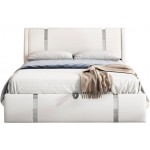 Επενδυμένο κρεβάτι Aelina-Leuko