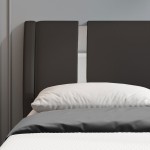 Επενδυμένο κρεβάτι Aelina-Mauro