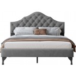 Επενδυμένο κρεβάτι Desora