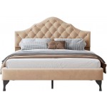 Επενδυμένο κρεβάτι Desora-Mpez