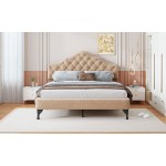 Επενδυμένο κρεβάτι Desora-Mpez