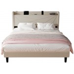 Επενδυμένο κρεβάτι Ambrey