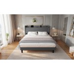 Επενδυμένο κρεβάτι Ambrey-Gkri