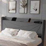 Επενδυμένο κρεβάτι Ambrey-Gkri