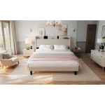 Επενδυμένο κρεβάτι Ambrey-Mpez