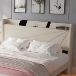 Επενδυμένο κρεβάτι Ambrey-Mpez