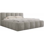 Επενδυμένο κρεβάτι Kevson-Gkri-140 x 200