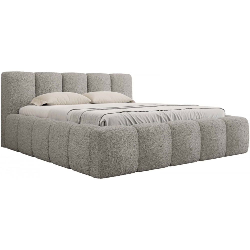 Επενδυμένο κρεβάτι Kevson-Gkri-160 x 200