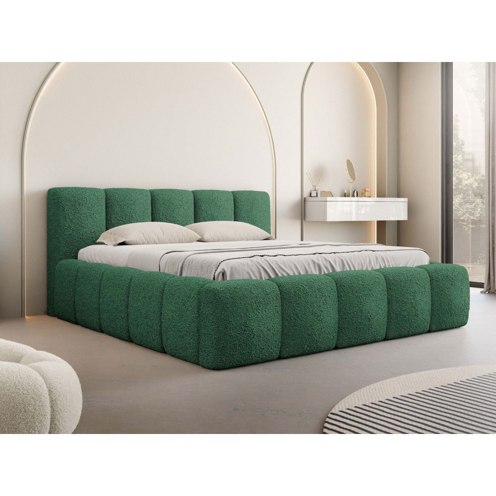 Επενδυμένο κρεβάτι Kevson-Prasino-140 x 200