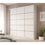Ντουλάπα Hansa 200 συρόμενη-Leuko 200x58x215