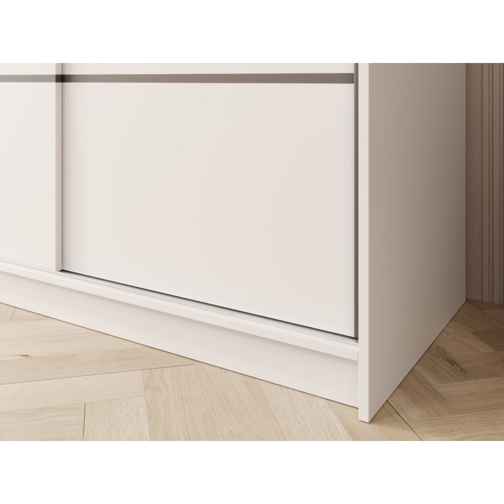 Ντουλάπα Hansa 200 συρόμενη-Leuko 200x58x215