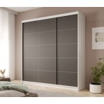 Ντουλάπα Hansa 200 συρόμενη-Leuko-Mauro 200x58x215
