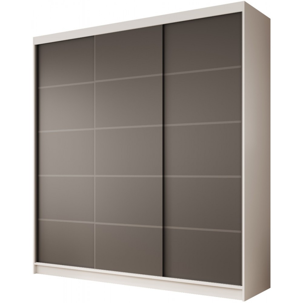 Ντουλάπα Hansa 200 συρόμενη-Leuko-Mauro 200x58x215